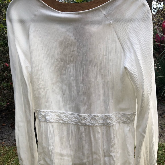 NWT Altar’d State size XS white long sleeve embroi - Picture 7 of 8